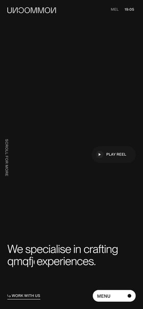 Uncommon Studio Mobile Preview