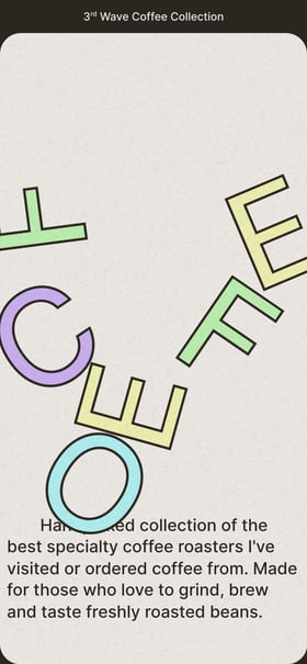 3rd Wave Coffee Collection Mobile Preview