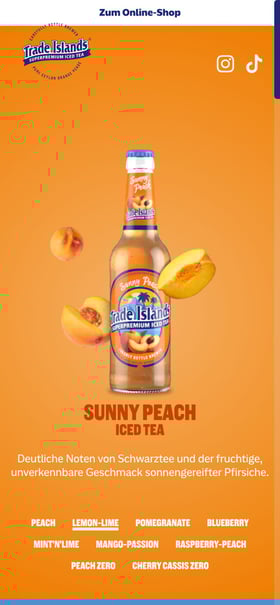 Trade Islands Ice Tea Mobile Preview