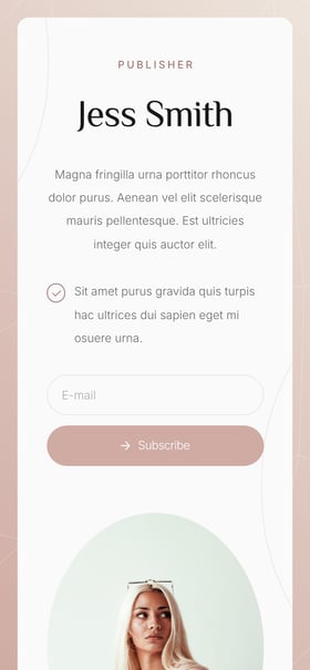 Jess Smith Mobile Preview