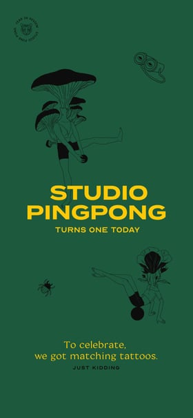 Studio Ping Pong Turns 1 Mobile Preview