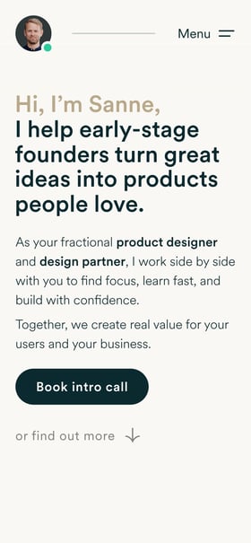 Sanne Wijbenga Mobile Preview