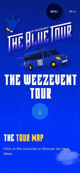 The Blue Tour Mobile Preview
