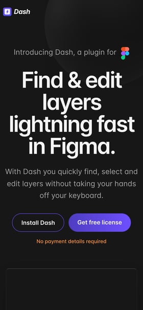 Dash Mobile Preview