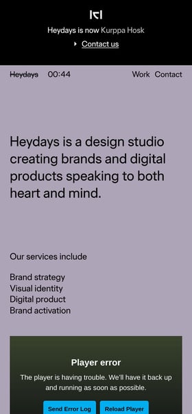 Heydays Mobile Preview