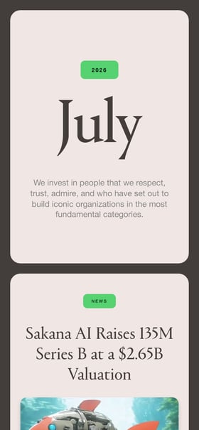 July Fund Mobile Preview