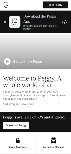 Peggy Mobile Preview