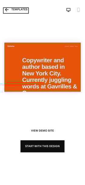 Suhama Mobile Preview