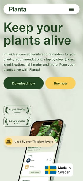 Planta Mobile Preview