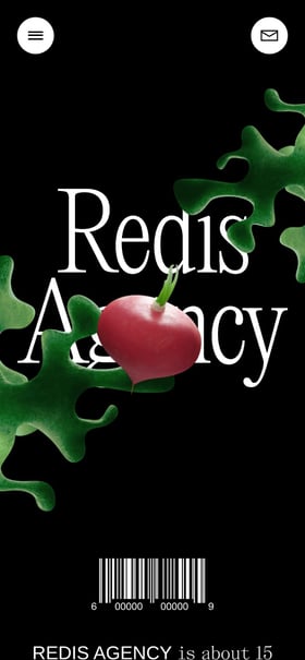 Redis Agency Mobile Preview
