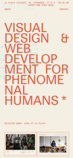 La Playa Mobile Preview