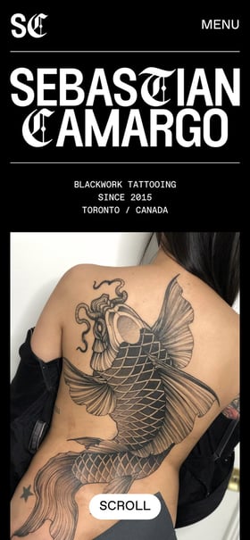 Sebastian Camargo Mobile Preview