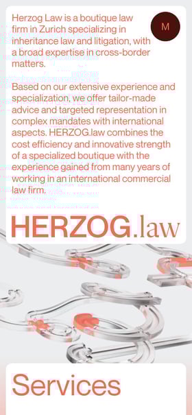 HERZOG.law Mobile Preview
