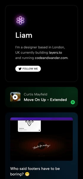 Liam McCabe Mobile Preview