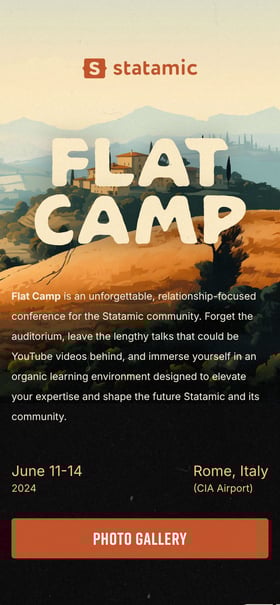 Flat Camp 2023 Mobile Preview