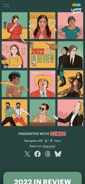 Letterboxd 2022 Year in Review Mobile Preview