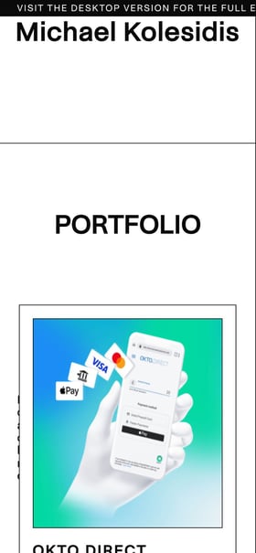 Michael Kolesidis Mobile Preview