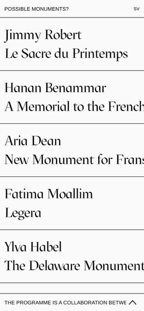 Possible Monuments Mobile Preview