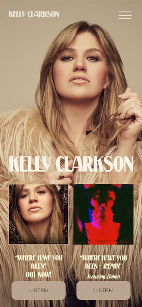 Kelly Clarkson Mobile Preview