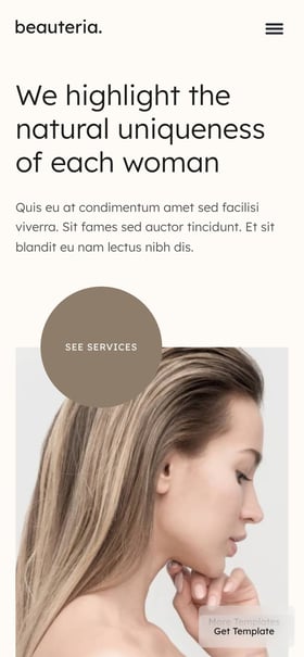 Beauteria Mobile Preview