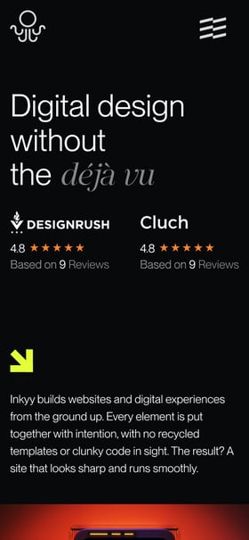 Inkyy Mobile Preview