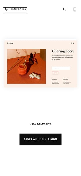 Zorayda Mobile Preview