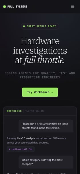 Pull Systems Mobile Preview