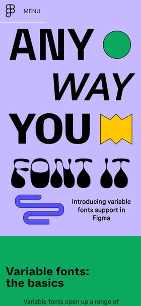 Variable fonts support in Figma Mobile Preview