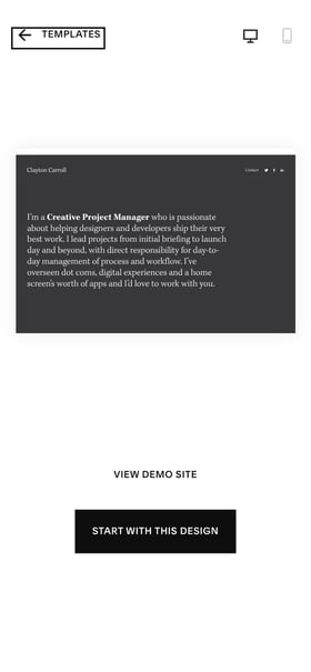 Carroll Mobile Preview