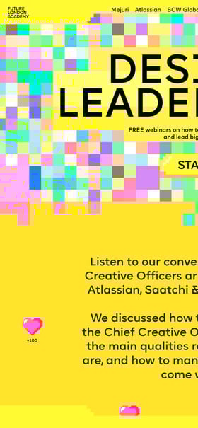 Design Leadership Webinars Mobile Preview