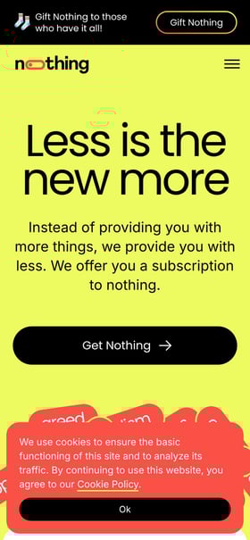 Nothing Mobile Preview