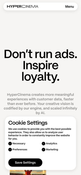 HyperCinema Mobile Preview