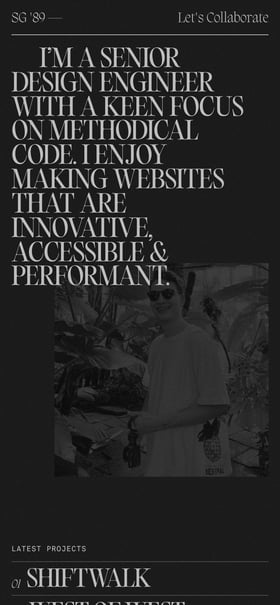 Sam Goddard Mobile Preview