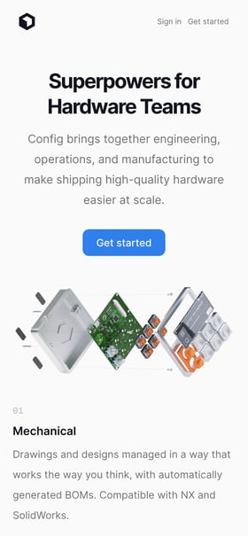 Config Mobile Preview