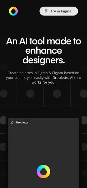 Droplette Mobile Preview