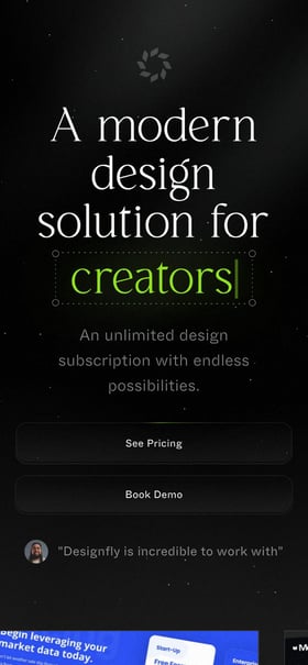 Designfly Mobile Preview