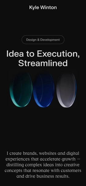 Kyle Winton Mobile Preview