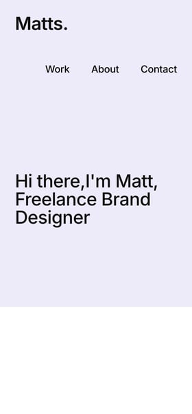 Matts Mobile Preview