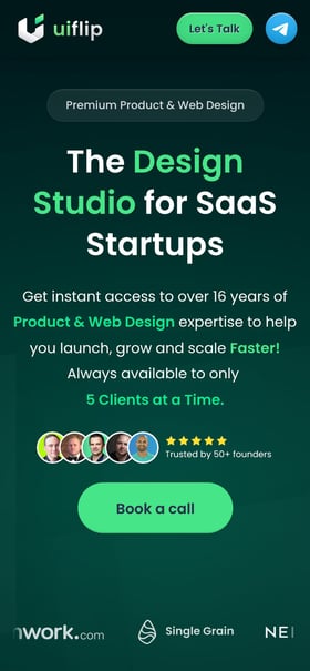 UI Flip Mobile Preview