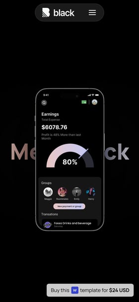 Black Mobile Preview