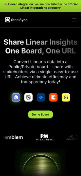 SteelSync Mobile Preview