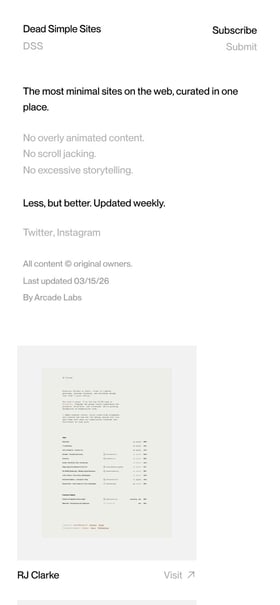Dead Simple Sites Mobile Preview