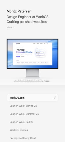 Moritz Petersen Mobile Preview