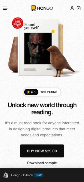 Hongo Mobile Preview