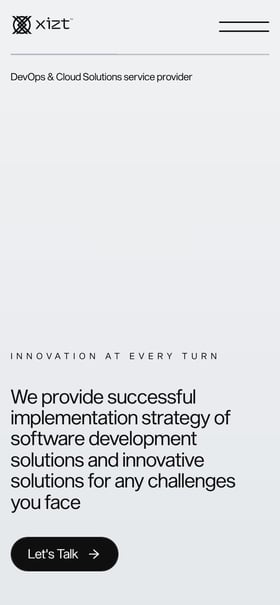 Xizt Agency Mobile Preview