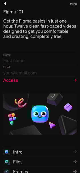 Figma 101 by Shift Nudge Mobile Preview