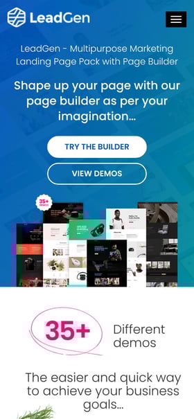 LeadGen Mobile Preview