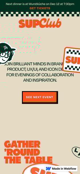 SupClub Mobile Preview