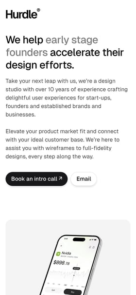 Hurdle Mobile Preview