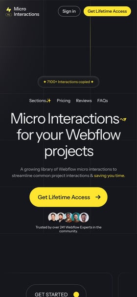 Micro-Interactions Mobile Preview